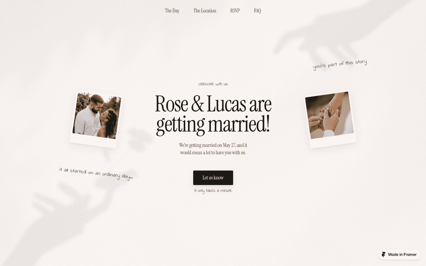 The Day — live website preview